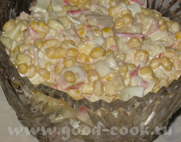 Салат с крабовыми палочками