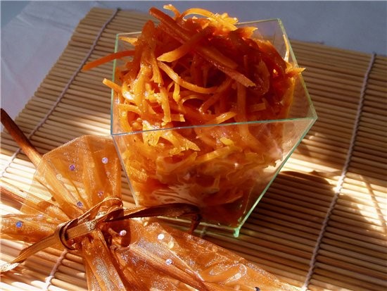 Салат из моркови по-корейски Всем знакомый салат