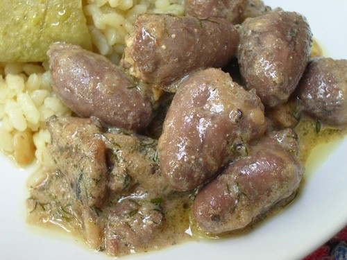 РИС С ОВОЩАМИ КУРИНЫЕ СЕРДЕЧКИ В СМЕТАНЕ КЕКС СТОЛИЧНЫЙ от Неженка - 2