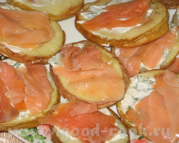Закуска с запеченным картофелем и копченым лососем (рецепт от , словами автора) Взяла: Пропорции пр... - 3