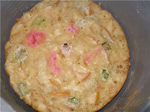 Шарлотка с карамелью 3 больших яйца 1/2 ст - 2