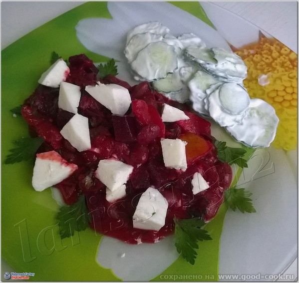 ТЁПЛЫЙ САЛАТ СО СВЁКЛОЙ И ФАСОЛЬЮ