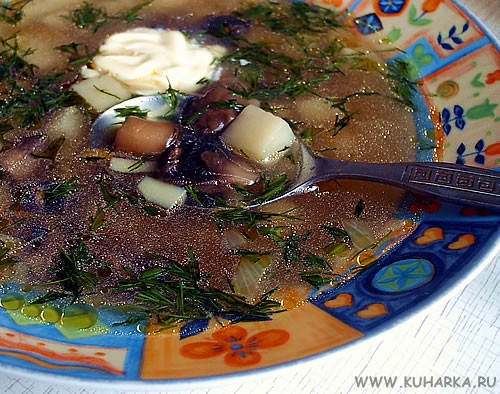 Девчат, за вами не угнаться Как у всех все вкусно и аппетитно, это что-то А у нас был грибной суп ,...