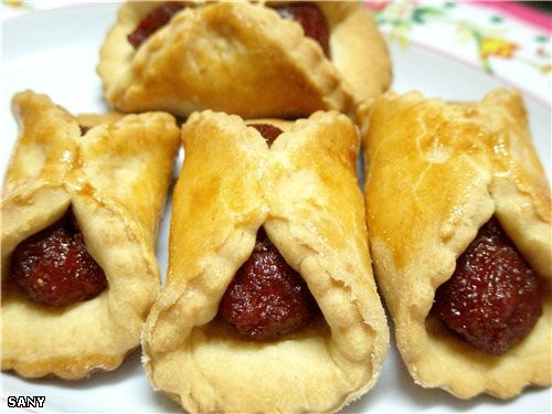 РУЛЕТИКИ С КУНЖУТОМ И ОРЕХАМИ Для теста: 200 г маргарина (растопить и слегка охладить) 200 г любого... - 2