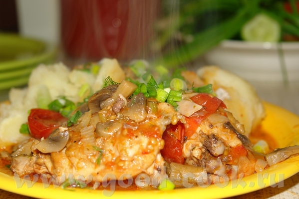 Огромное спасибо Нелли за Курицу по-охотничьи Очень ВкуШно, ШпасиПки