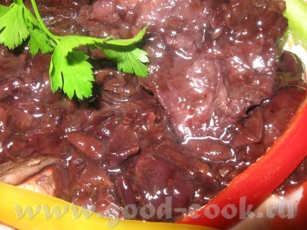 ТЕЛЯТИНА ПОД ВИНОГРАДНО - ВИННЫМ СОУСОМ Очень сочное нежное мясо под приятным кисло-сладким соусом