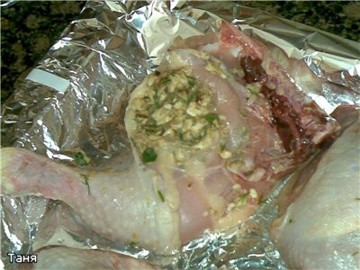 Куриные окорочка,фаршированные мацой и орехами Идею фарширования мацой с орехами взяла у Люси с это... - 2