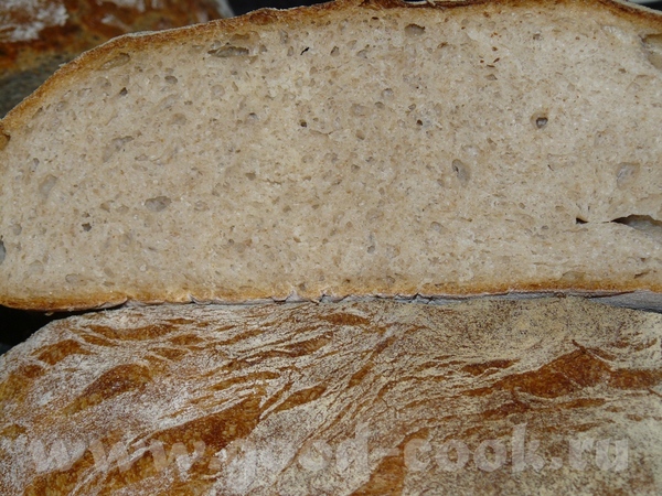 Хлеб смешаный с картошкой 100 г ржаной закваски 400 г тёмной хлебной муки (Тип 1050), где-то 1-2 со... - 2