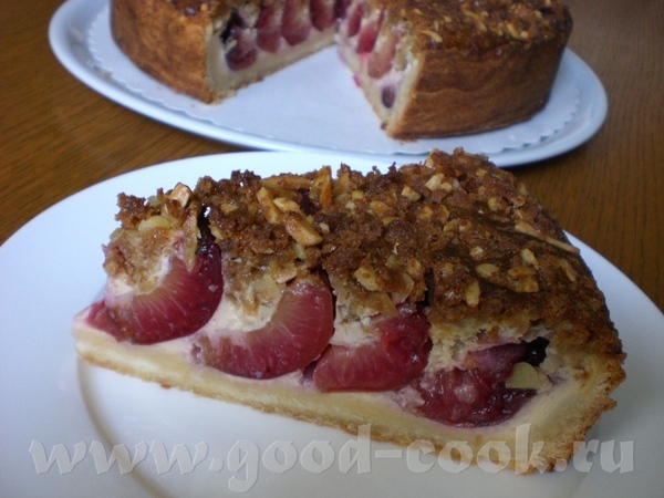 Knusperstreusel "Piemont" Хрустящая крошка «Piemont» (миндально-сливовый пирог со штройзелем)