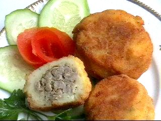 КОТЛЕТКИ КАРТОФЕЛЬНЫЕ С НАЧИНКОЙ от