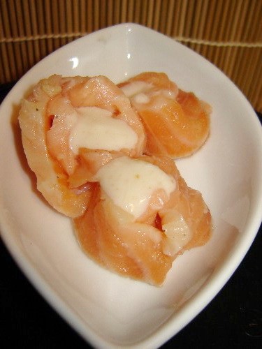 Лосось в апельсиновом ликёре