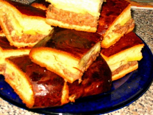 и пирог с картошкой и фаршем