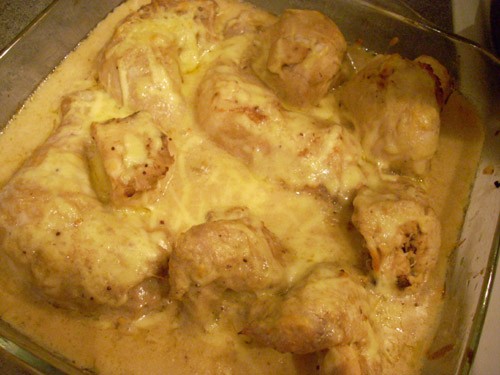   -  ( Poulet a la dijonnaise )     ( Coq au vin) ...