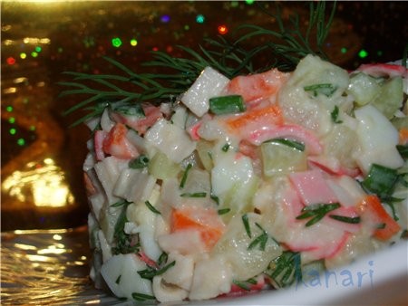 , несу огромное Вам спасибо за вкусный и простой салат из иммитации крабового мяса