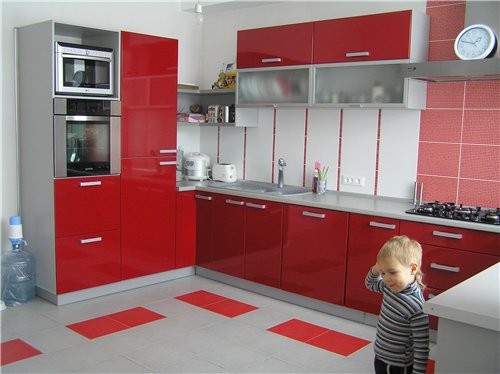 Вот и фотки кухни с некоторыми ее обитателями, которые категорически не желали двигаться в сторону