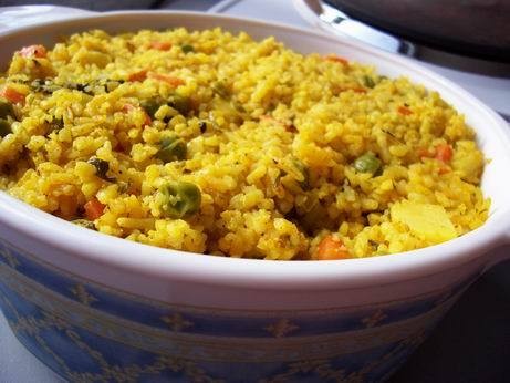 таири красный рис с зеленой фасолью персидский рис с зеленью рис с капустой и специями