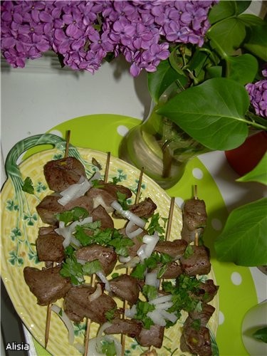 Шашлык из Телячьего сердца
