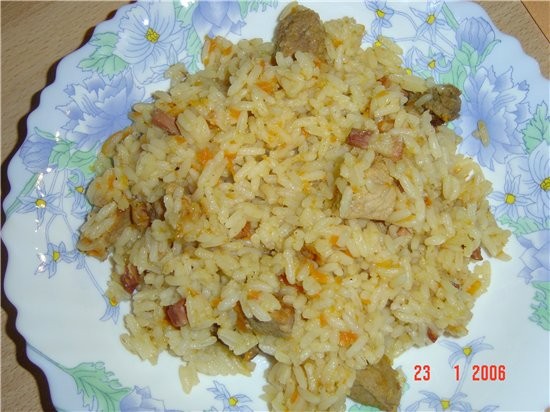 салатик из китайской капусты и пловик - 2