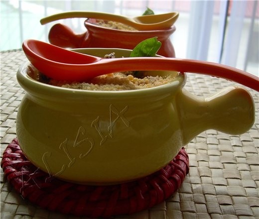В выходные купила грибы и вспомнила о вкусной горячей закуске, как раз гуляя по блошиному рынку уви...