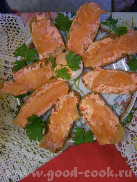 Бутеры с шинкой и лаксом - 2