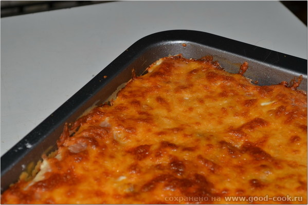 ЗАЛИВНОЙ ПИРОГ ИЗ КУКУРУЗНОЙ МУКИ С ГРИБАМИ