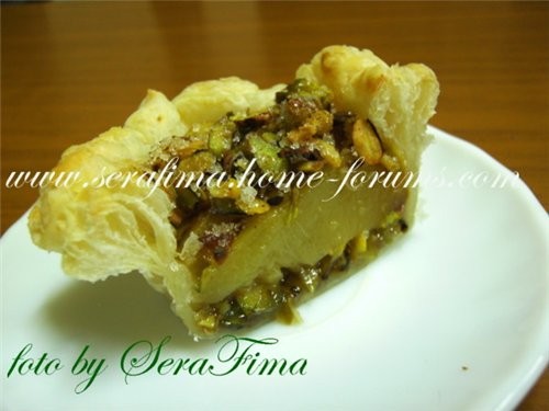 Куллядж Голубцы Мтаббаль Пирожное с персиками и орешками Рыбка запеченая и еще селедка под шубой Ри... - 4