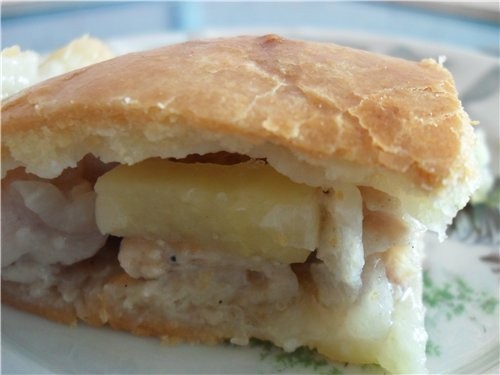 Пирог с курицей и картофелем - 2