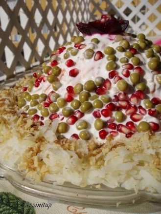 Я снова со слоеным салатом,на этот раз Шапка Мономаха (знаю,знаю,тыщу раз одно и то же,но я тек-ске... - 3