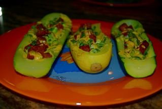 Спасибо огромное Инночке/Innok за безумно вкусные лодочки из зуккини