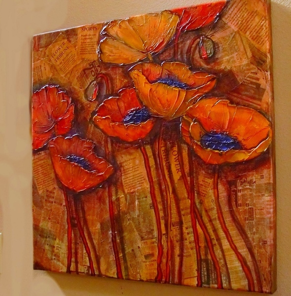 Acrylic modeling paste Carol Nelson Внизу нажмите на Older Posts и идём смотреть дальше, иногда... - 2
