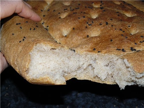 Лепёшка с цельнозерновой мукой - 2