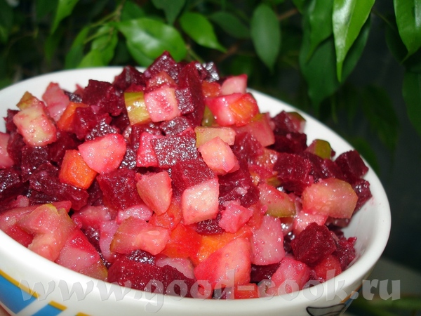 КЛЮКВЕННЫЙ МОРС САЛАТ ,, ЛЮБИМЫЙ ,, МЯСО МАРИНОВАННОЕ В АДЖИКЕ ВИНЕГРЕТ ВАРЕНИКИ С КАРТОШКОЙ ПРЯНИЧ... - 4