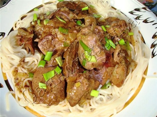 опять у нас печень из курицы, а что, мягкая и быстро готовится