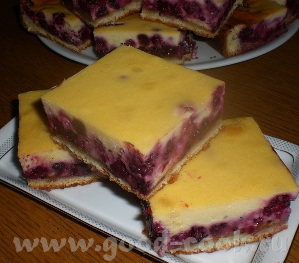 Пирог с ежевикой