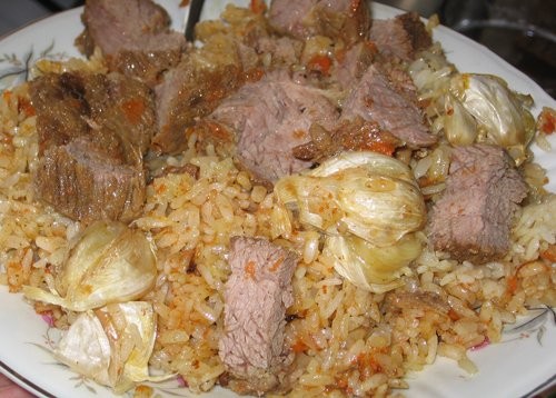 Это покупная бастурма и шейка (это блюдо делает моя мама, так что рецепт не просите, сама не знаю )... - 3