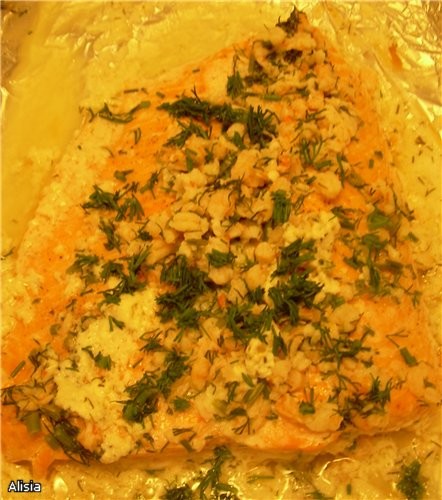 Целую конечно , смотри ниже Лосось с овощами и укропом, запеченный в конвертике - 2