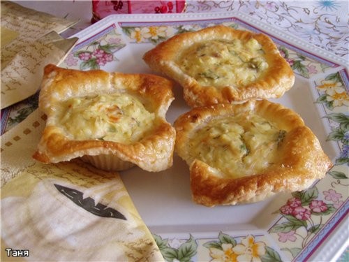 Корзиночки с тунцом и овощами Готовила "Оливье"-остались вареные овощи и яйцо,которые надо было как...