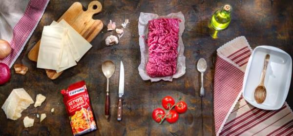 Рецепт: Лазанья с мясом (Фото)