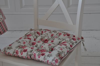 подушка на стул из хлопка