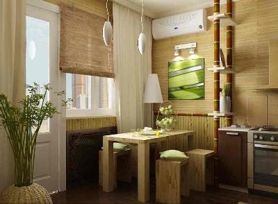 кухня в стиле бамбук