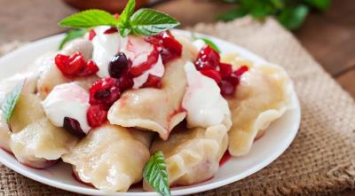 вареники с вишней