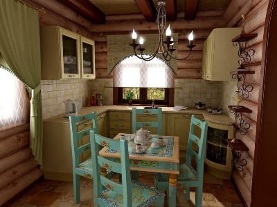 кухня в деревенском стиле
