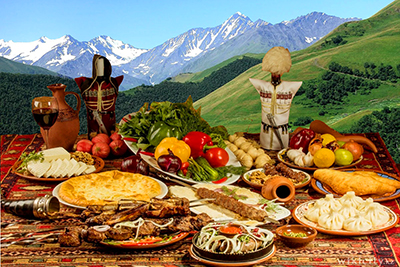 праздничные блюда народов Кавказа