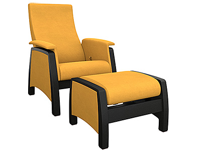 Кресло-качалка с подставкой для ног: особенности выбора.