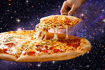 История о первом кусочке пиццы в космосе