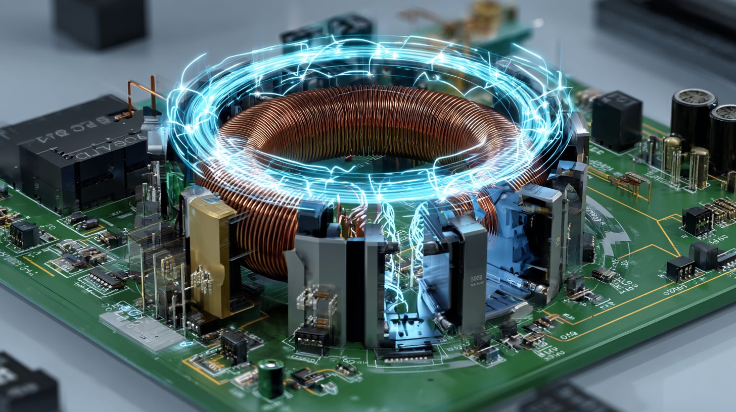 Схема применения ферритового сердечника в импульсном блоке питания