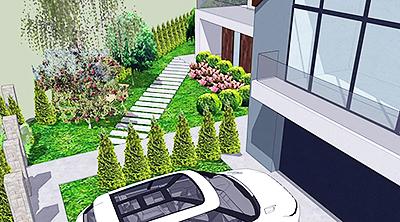 Озеленение и архитектура малых форм