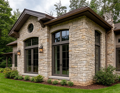 экономия на отделке фасада