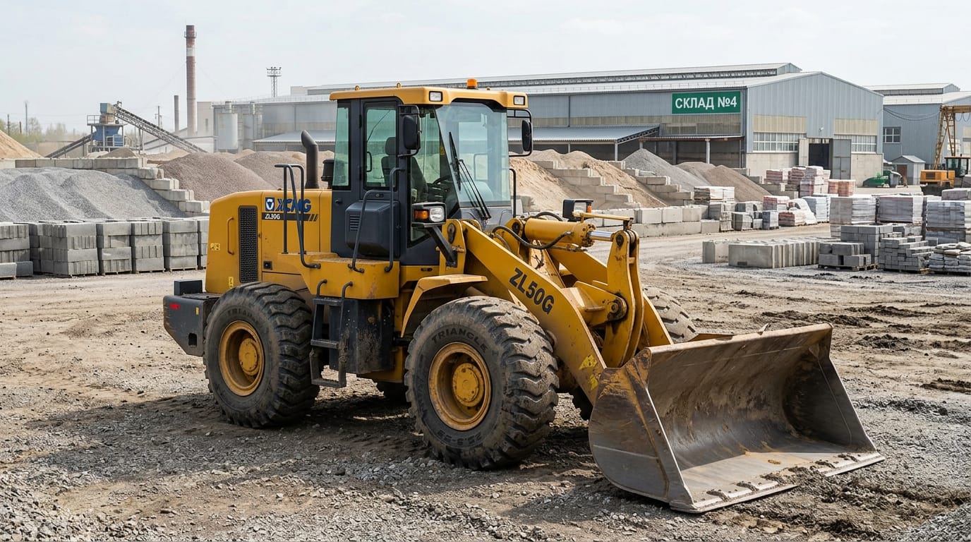 Погрузчик XCMG ZL50G: краткая характеристика модели. прислано