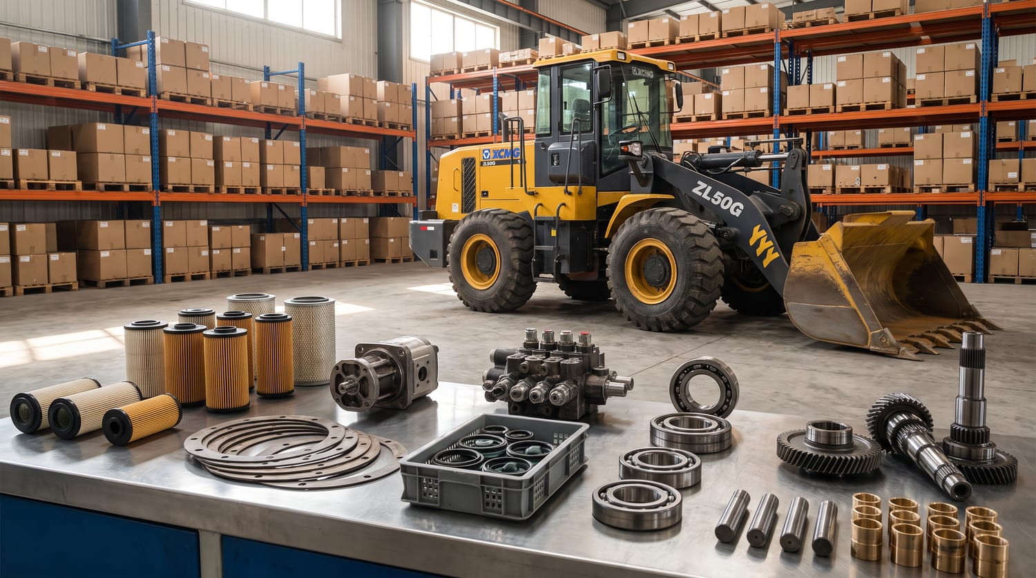 Каталог запчастей XCMG ZL50G по узлам. прислано